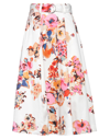 Msgm Midi Skirts In White