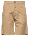 Haikure Man Shorts & Bermuda Shorts Camel Size 35 Cotton, Elastane In Green