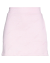 Guess Woman Mini Skirt Pink Size L Cotton, Polyester, Viscose, Elastane