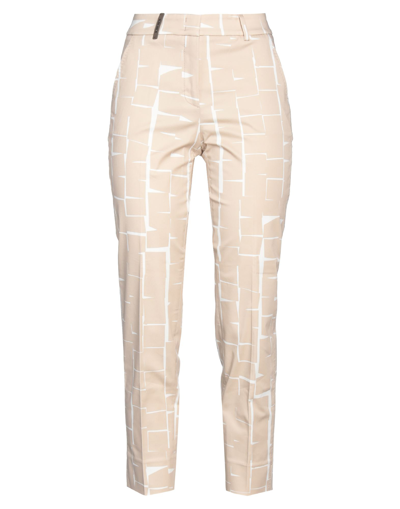 Peserico Pants In Beige