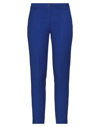 MARC ELLIS MARC ELLIS WOMAN PANTS BRIGHT BLUE SIZE 6 POLYESTER, VISCOSE, ELASTANE