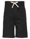 Haikure Man Shorts & Bermuda Shorts Black Size S Cotton, Elastane