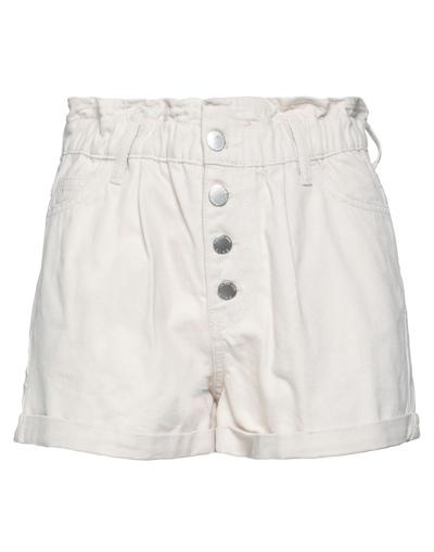 Only Woman Shorts & Bermuda Shorts Beige Size M Cotton
