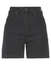 DICKIES DICKIES WOMAN SHORTS & BERMUDA SHORTS BLACK SIZE 28 COTTON