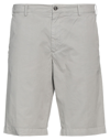 40weft Man Shorts & Bermuda Shorts Grey Size 42 Cotton