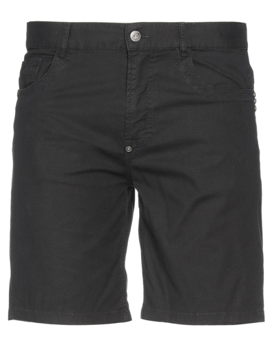 Bikkembergs Man Shorts & Bermuda Shorts Black Size 34 Cotton, Elastane