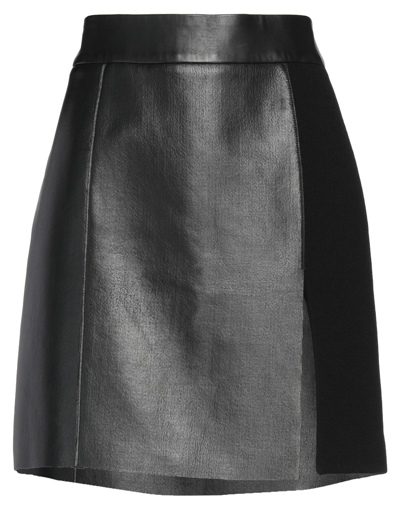 Fausto Puglisi Mini Skirts In Black