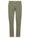 At.p.co At. P.co Man Pants Military Green Size 28 Cotton, Elastane