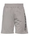 A-cold-wall* Side Logo Cotton Bermuda Shorts In Grey