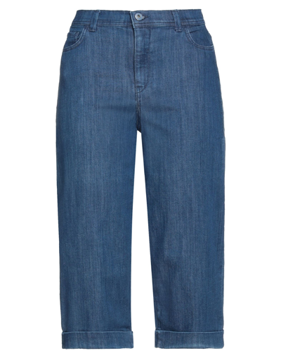 Trussardi Jeans Denim Cropped In Blue