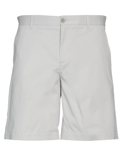 Bikkembergs Man Shorts & Bermuda Shorts Light Grey Size 40 Cotton, Lyocell, Elastane, Polyester
