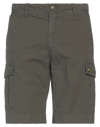 Lyle & Scott Man Shorts & Bermuda Shorts Military Green Size 31 Cotton, Elastane
