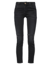 Roy Rogers Blue Five-pocket Jeans With Logo Patch On The Back In Black