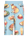 Moschino Man Shorts & Bermuda Shorts Sky Blue Size 34 Polyester, Cotton, Elastane