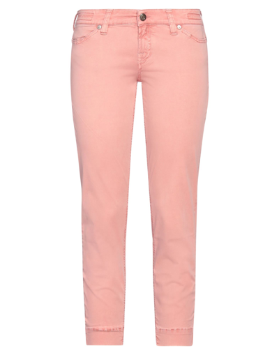 Jacob Cohёn Cropped Pants In Pink