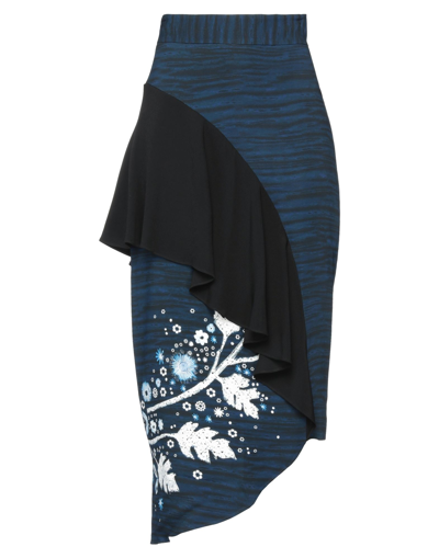 Peter Pilotto Long Skirts In Midnight Blue