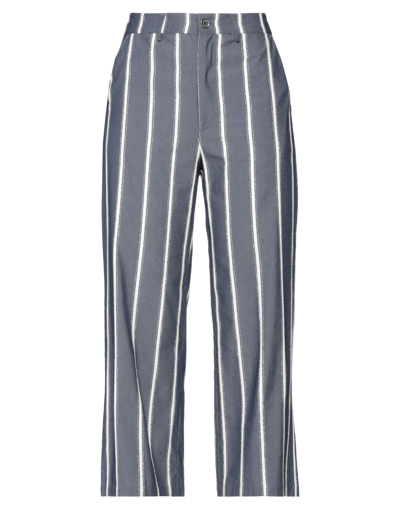 Liu •jo Cropped Pants In Blue