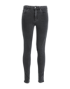 TOPSHOP TOPSHOP WOMAN JEANS BLACK SIZE 30W-34L COTTON, POLYESTER, ELASTANE