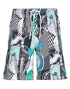 Bikkembergs Man Shorts & Bermuda Shorts Black Size L Cotton In Black