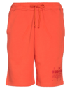 Diadora Man Shorts & Bermuda Shorts Orange Size L Organic Cotton