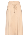 Semicouture Cropped Pants In Beige