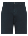 Sun 68 Man Shorts & Bermuda Shorts Midnight Blue Size 33 Cotton, Elastane