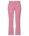 L'AUTRE CHOSE L' AUTRE CHOSE WOMAN PANTS PASTEL PINK SIZE 8 POLYESTER