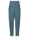 Isabel Marant Étoile Rowina High-rise Tapered Cotton Pants In Green