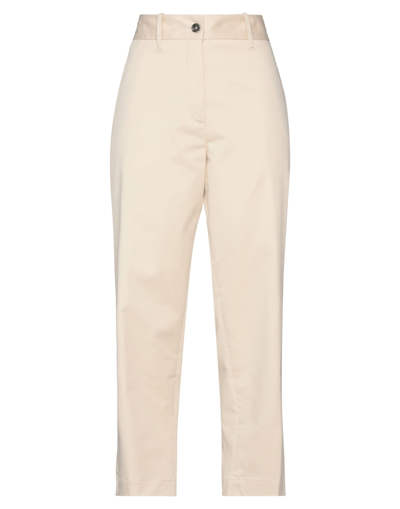 Nine:inthe:morning Nine In The Morning Woman Pants Beige Size 26 Cotton, Elastane