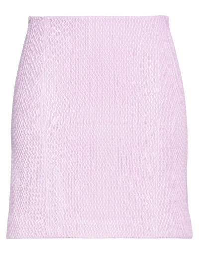 Bottega Veneta Mini Skirts In Purple