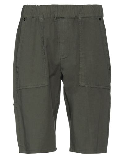 Pmds Premium Mood Denim Superior Man Shorts & Bermuda Shorts Military Green Size 29 Cotton, Elastane