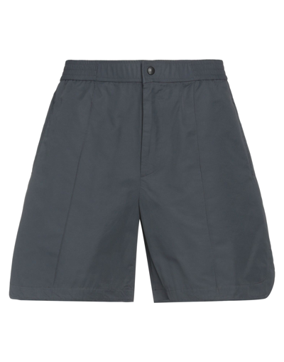 Bonsai Man Shorts & Bermuda Shorts Lead Size Xl Cotton, Polyamide In Grey
