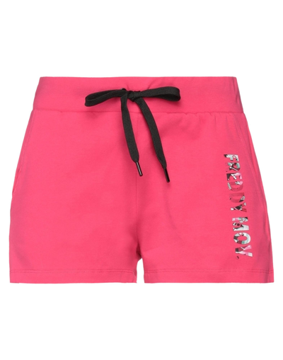 Freddy Woman Shorts & Bermuda Shorts Fuchsia Size S Cotton, Elastane In Pink