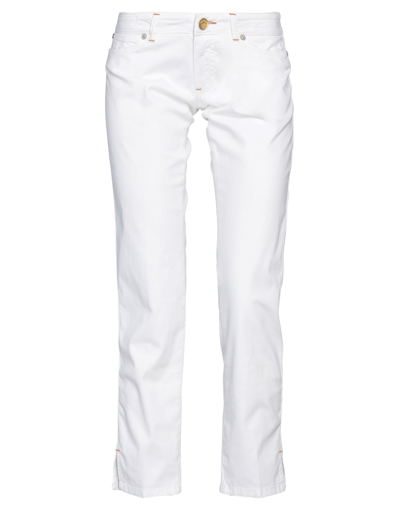 Jacob Cohёn Cropped Pants In White