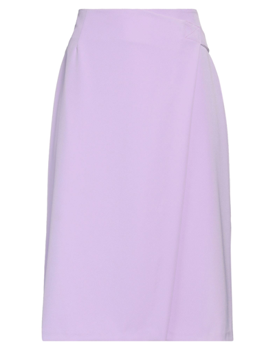 Akep Midi Skirts In Light Purple