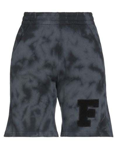 Freddy Woman Shorts & Bermuda Shorts Midnight Blue Size S Cotton