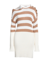 Balmain Short Dresses In Ivory