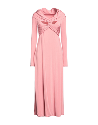 Khaite Long Dresses In Pink