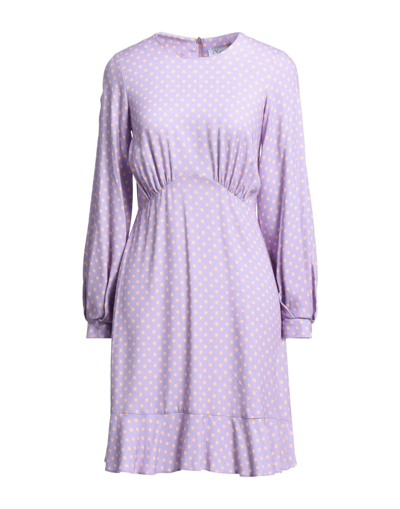 Closet Short Dresses In Purple
