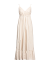 Berna Long Dresses In Beige