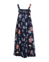 SEE BY CHLOÉ SEE BY CHLOÉ WOMAN MIDI DRESS MIDNIGHT BLUE SIZE 6 POLYESTER