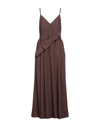 P.a.r.o.s.h Long Dresses In Brown