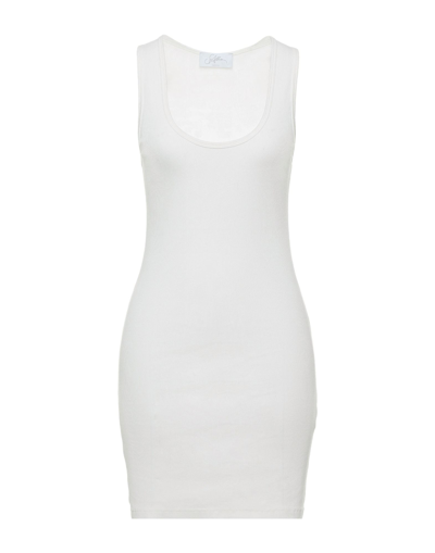 Soallure Short Dresses In White