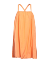 Zahjr Midi Dresses In Orange