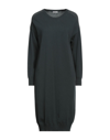 Peserico Midi Dresses In Dark Green