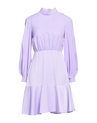 Closet Short Dresses In Purple