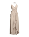 Alexandre Vauthier Draped Asymmetric Dress In Beige