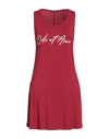 Odi Et Amo Short Dresses In Red