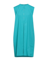 Manila Grace Short Dresses In Turquoise
