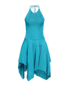 Alexandre Vauthier Midi Dresses In Blue